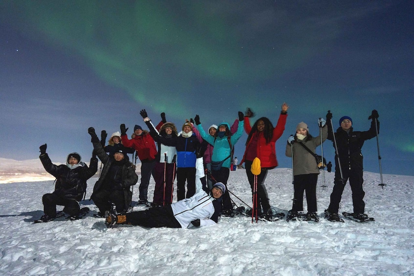 Picture 4 for Activity From Tromsø: Evening Fjellheisen Snowshoe Hike and Cable Car