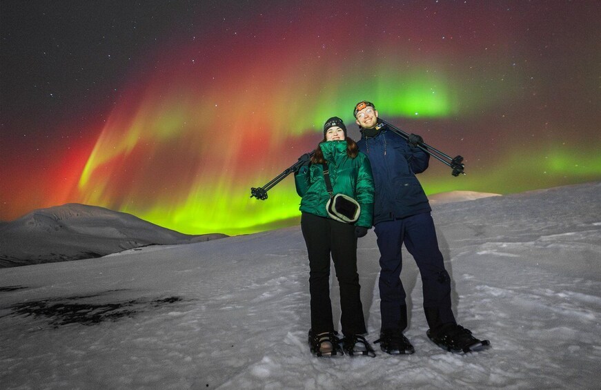 Picture 5 for Activity From Tromsø: Evening Fjellheisen Snowshoe Hike and Cable Car