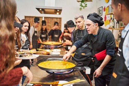 Authentic Hands-On Paella Cooking Class with Chef in Barcelona