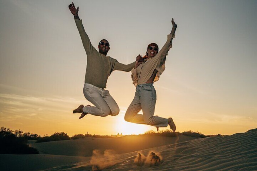 Sunset couple photoshoot