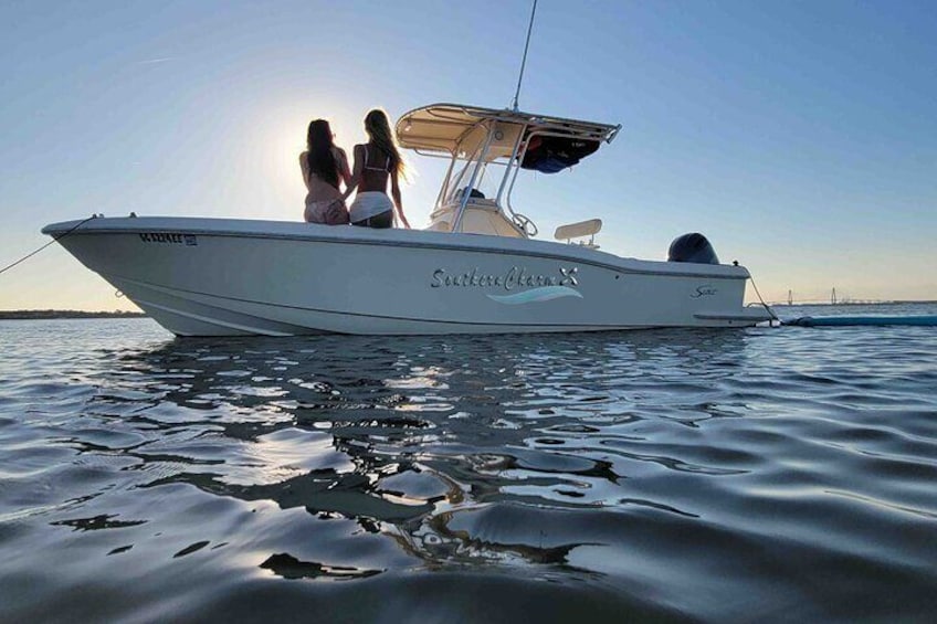 Private Sunset BYOB Boat Ride on Southern Charm 2 hours