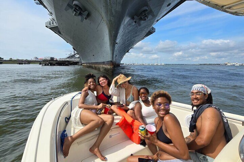 Private Sunset Motor Boat Ride on Southern Charm 2 hours
