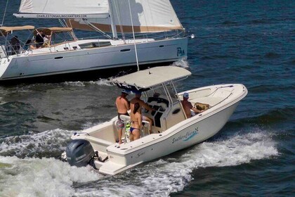 Private Sunset Motor Boat Ride on Southern Charm 2 hours