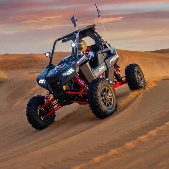 Dubai: Polaris Dune Buggy Rental with private transfers