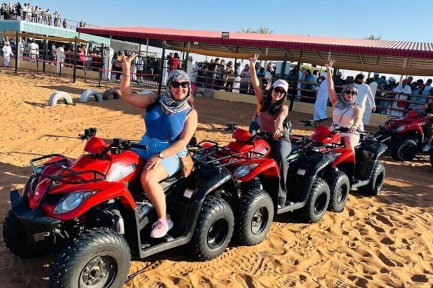 VIP Camp at Red Sand Safari with BBQ Dinner and ATV Ride