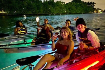 Austin Texas Night Clear Kayaking Glow Tour