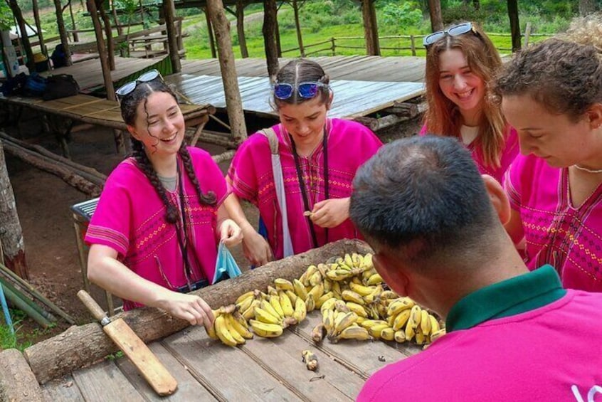 Prepare food & snack for the elephants