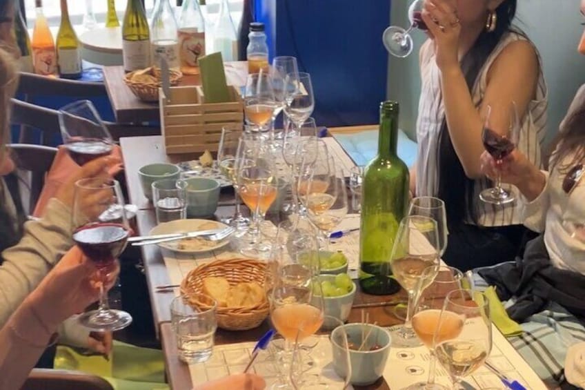 Natural Wine Tasting with Cheese Pairings in Paris