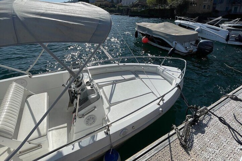 Self Driving Boat Tour in Como Italy