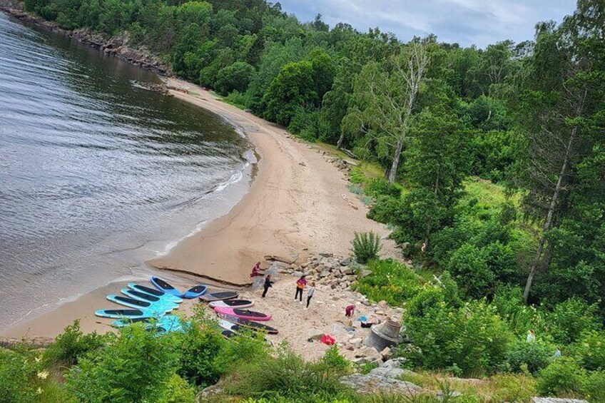 Any beach becomes our meetingspot.