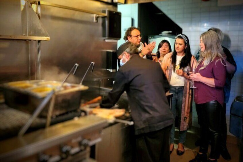 Get a behind-the-scenes tour of the restaurant and kitchen with Chef Vikram Vij. See and hear the naan-making process!