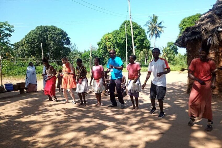 Diani Giriama Cultural Dance Show and Local Village Tour
