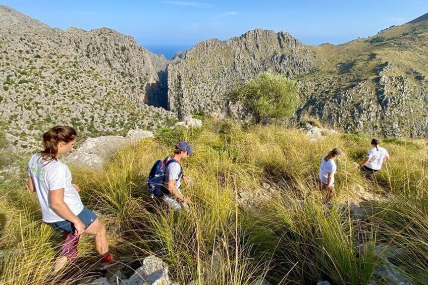 Hiking in Mallorcas Torrent de Pareis