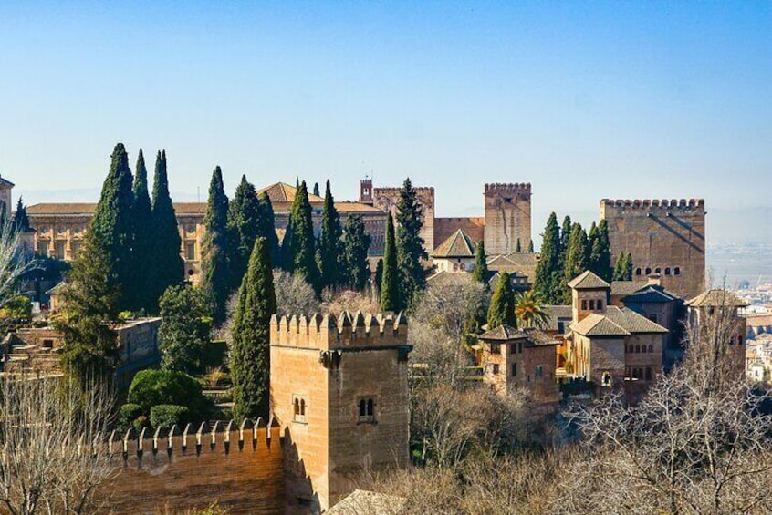 Tour with audio guide Nasrid Palaces Generalife and Alcazaba