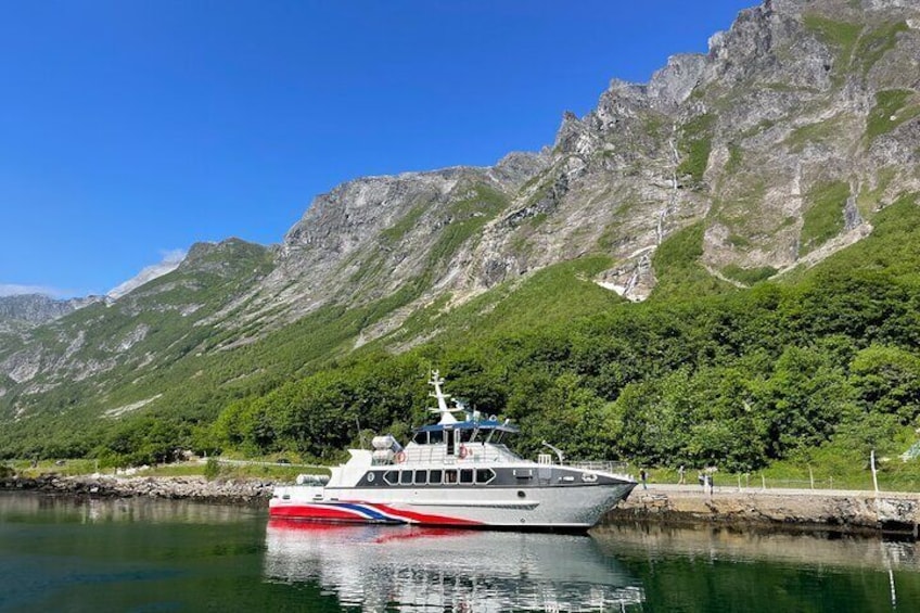 MS Trollbind Nordic. The boat for the first leg of the tour. Picture taken at Øye.