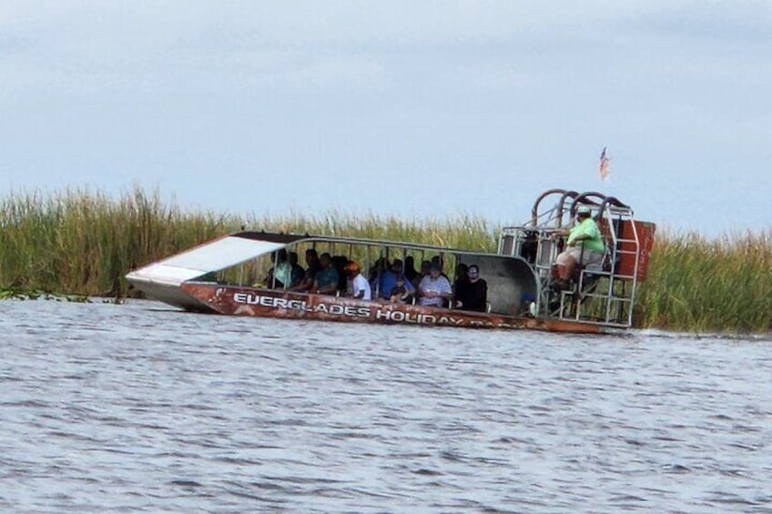 Everglades Airboat Ride and Bus transfer from Miami Beach