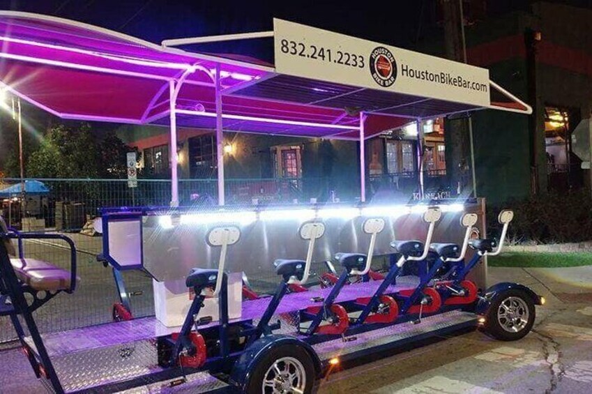 Houston Bike Bar 2 Hour Party Bike Tour in Houston