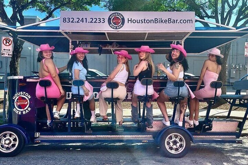 Houston Bike Bar 2 Hour Party Bike Tour in Houston