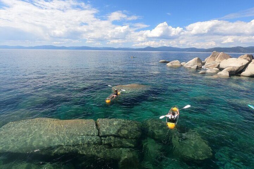  Clear Kayak Paddle Tour at Cave Rock