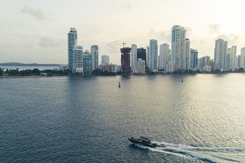 Sunset Magic Cartagena Bay Boat Tour with Breathtaking View