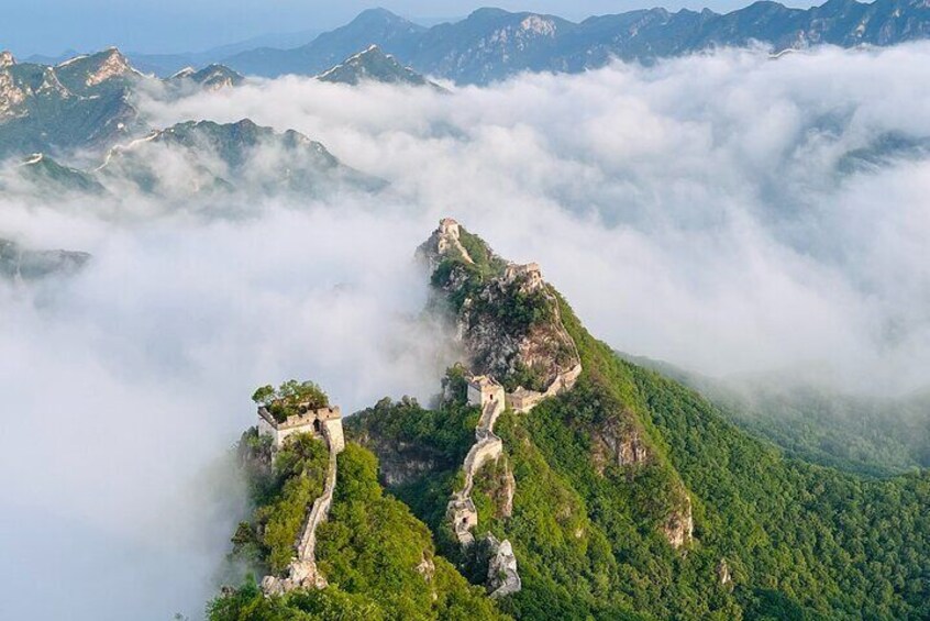 Jiankou in clouds