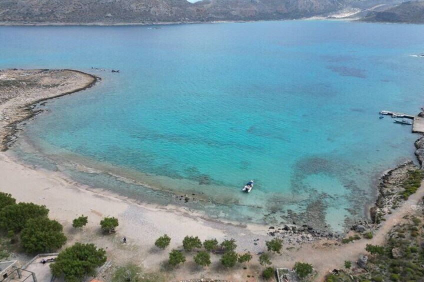 Private Boat Cruise Balos Lagoon & Gramvousa Island from Kissamos