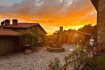 Cooking class in an ancient medieval village