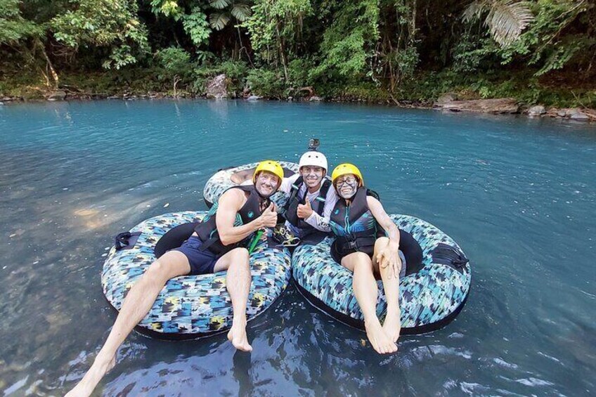 Tubing in Rio Celeste