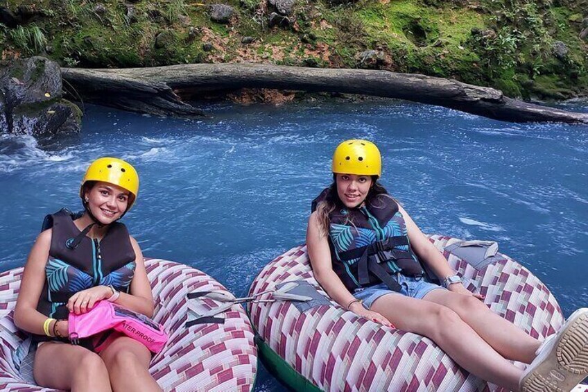 Tubing in Rio Celeste