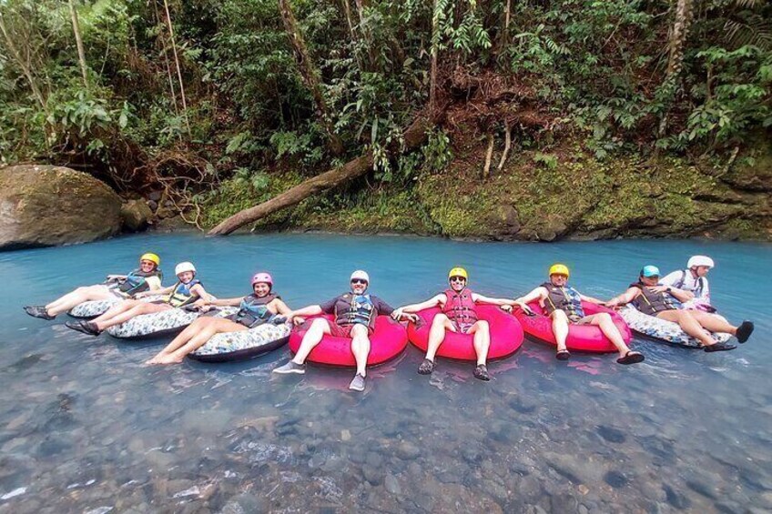 Tubing in Rio Celeste