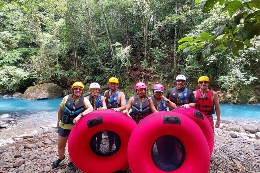 Tubing in Rio Celeste