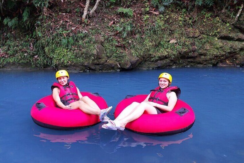 Tubing in Rio Celeste