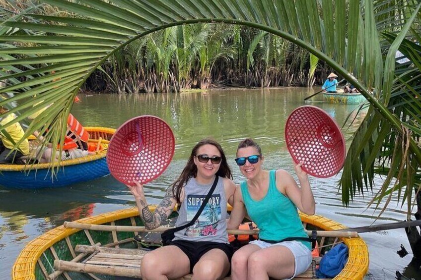 Hoi An Basket Boat Ride in Water Coconut Forest