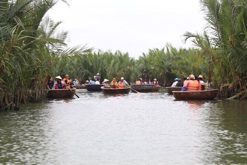 Hoi An Basket Boat Ride in Water Coconut Forest