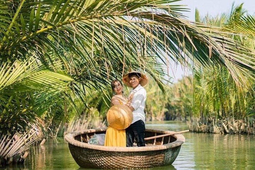 Hoi An Basket Boat Ride in Water Coconut Forest