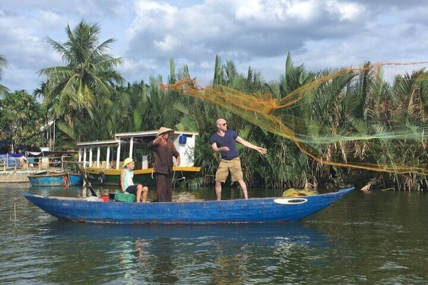 Hoi An Basket Boat Ride in Water Coconut Forest