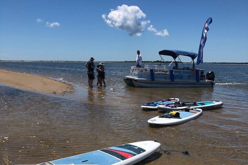 Stand Up Paddle Board Ice Cream Boat Adventure