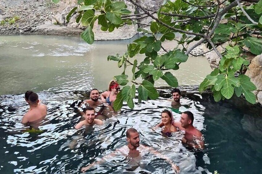 Tour to Thermal Baths of Permet and exploring Langarica Canyon