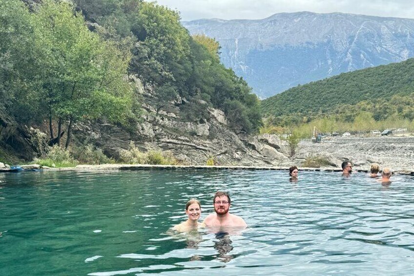 1 Day Tour to Permet Thermal Baths Tepelena and Kelcyra Waterfall