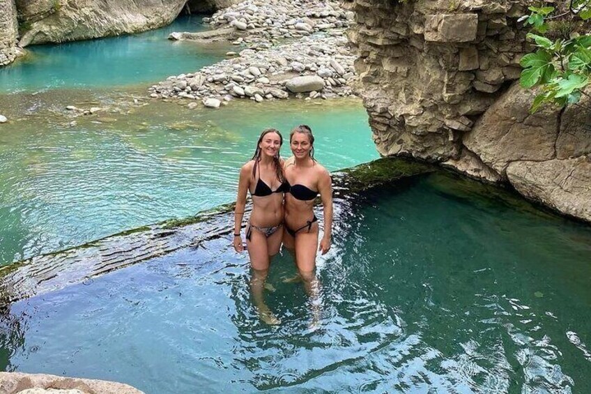 Tour to Thermal Baths of Permet and exploring Langarica Canyon