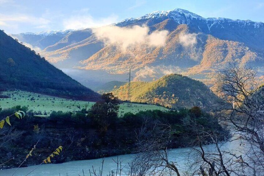 1 Day Tour to Permet Thermal Baths Tepelena and Kelcyra Waterfall