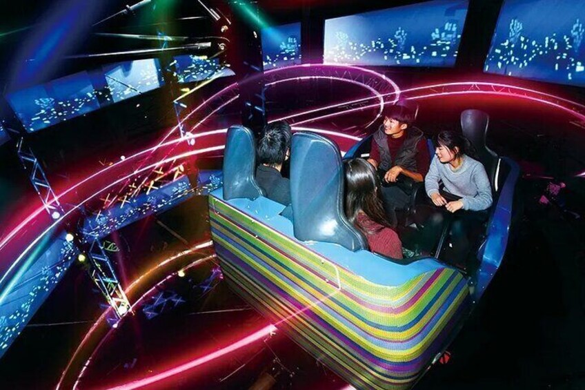 Experience Japan’s First Spiral-Lift Indoor Roller Coaster!