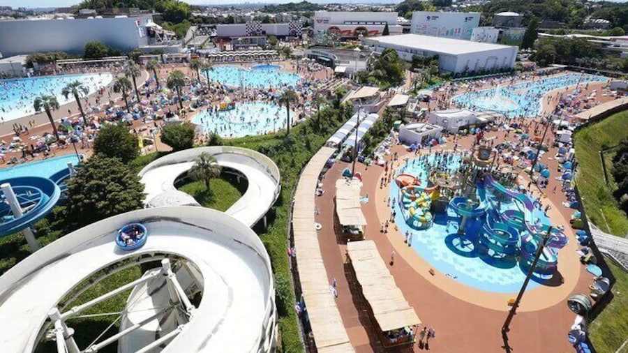 Have a great day enjoying the five pools and eight types of water slides at the park