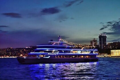 Istanbul Bosphorus Dinner Cruise with Unlimited Drinks,Shows more