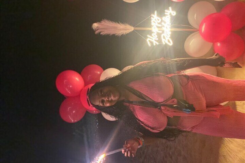 Birthday Dinner On Beach 