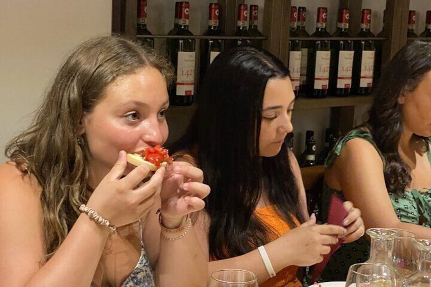 Youth Wine Tasting with Tuscan Appetizers at Florence