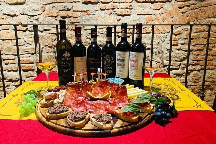 Youth Wine Tasting with Tuscan Appetizers at Florence