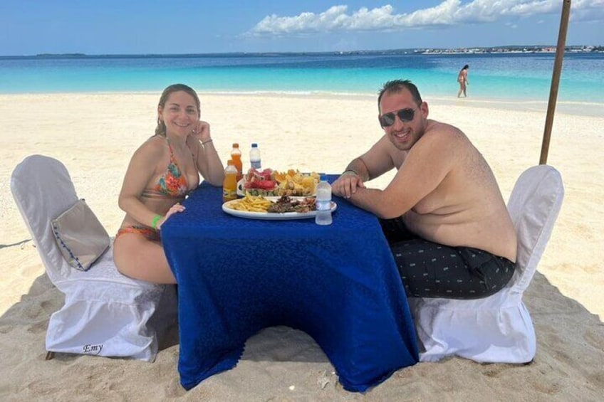 Sunset Sandbank Dinner Experience in Zanzibar