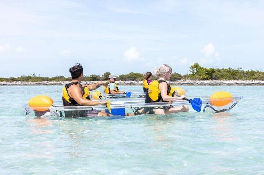 2 Hours Clear Kayaking Activity on Mangrove Cay