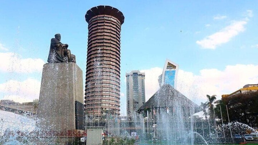 Nairobi Karen Blixen Giraffe Center Kobe Beads and KICC Tower